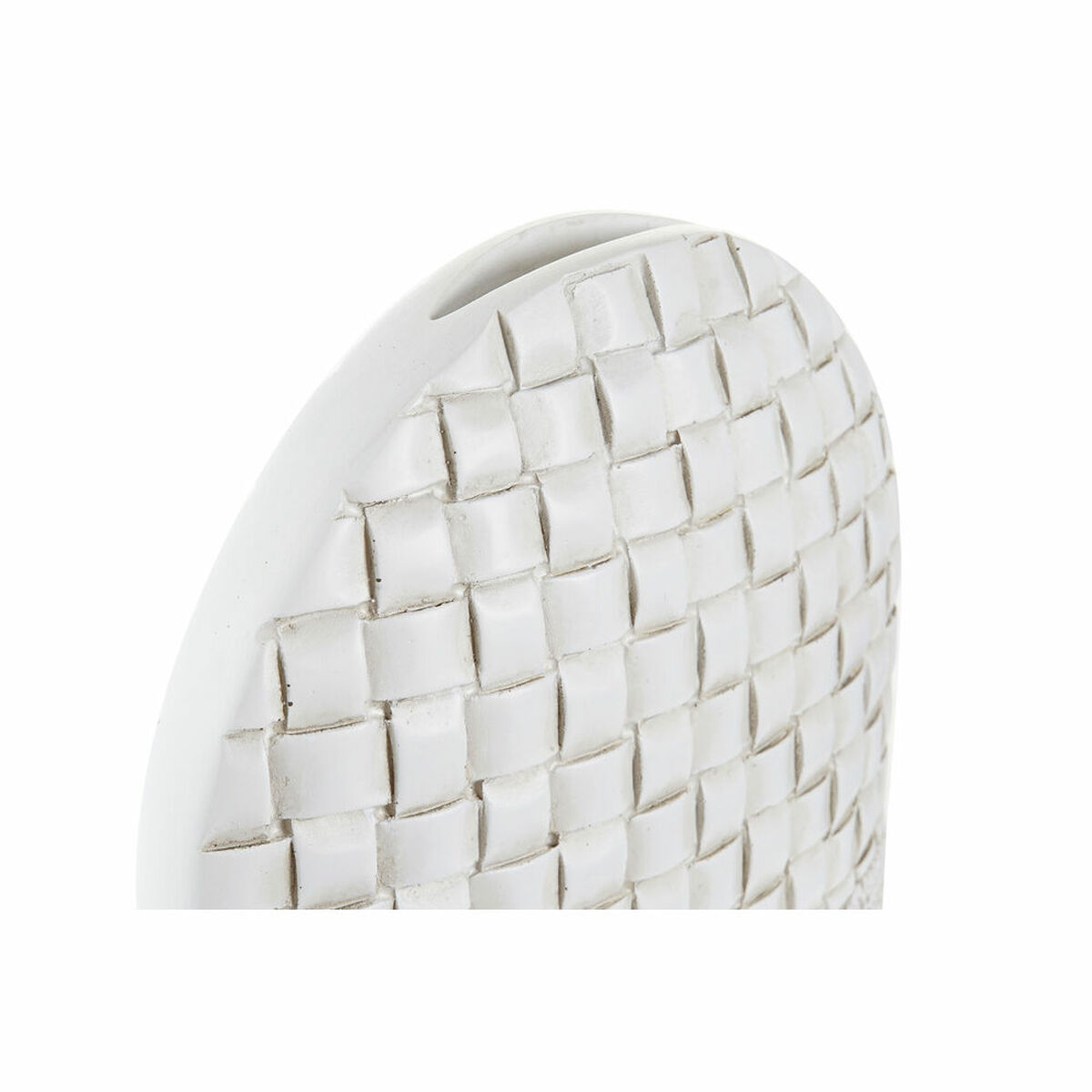 Vaas DKD Home Decor Wit Hars Modern 18 x 6 x 28 cm